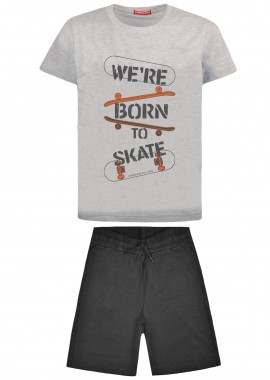 Μακό σετ Born to Skate | ΜΑΥΡΟ