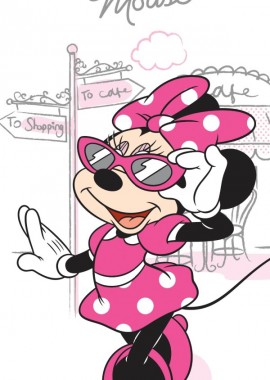 ΠΕΤΣΕΤΑ ΘΑΛΑΣΣΗΣ ΒΕΛΟΥΤΕ DISNEY MINNIE 56 70X140 Digital Print