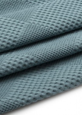 Dimcol - ΚΟΥΒΕΡΤΑ ΠΙΚΕ bebe Μονόχρωμη 120X150 Πετρόλ 100% Cotton