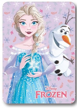 Disney Home - Κουβέρτα Fleece Disney Home Frozen 01 100X140 Lilac 100% Polyester