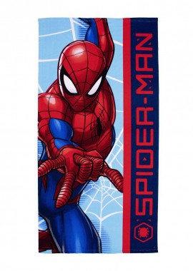 Πετσέτα Θαλάσσης Quick Dry Marvel Spider-Man 41 70X140 Sky Blue 100% Microfiber