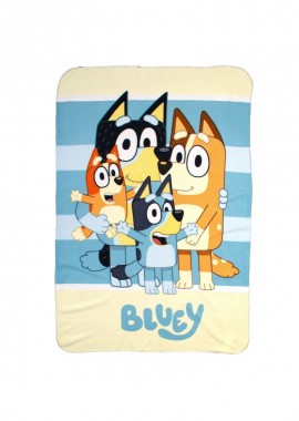 BBC Studios - Κουβέρτα Fleece BBC Studios Bluey 55 100X140 Blue 100% Polyester