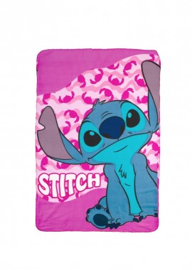 Disney Home - Κουβέρτα Fleece Disney Home Stitch 28 100X140 Pink 100% Polyester