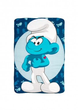 Peyo - Κουβέρτα Fleece Peyo Smurfs 11 100X140 Blue 100% Polyester