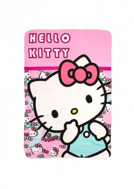 Sanrio - Κουβέρτα Fleece Sanrio Hello Kitty 34 100X140 Pink 100% Polyester