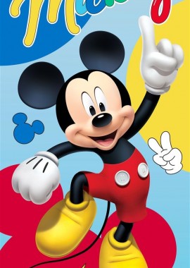 Πετσέτα Θαλάσσης Quick Dry Disney Home Mickey 179 70X140 Sky Blue 100% Microfiber