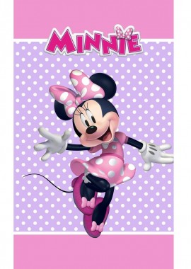 Πετσέτα Θαλάσσης Quick Dry Disney Home Minnie 180 70X140 Lilac 100% Microfiber