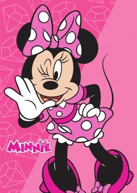 Πετσέτα Θαλάσσης Quick Dry Disney Home Minnie 269 70X140 Fuchsia-Pink 100% Microfiber