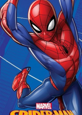 Πετσέτα Θαλάσσης Quick Dry Marvel Spider-Man 184 70X140 Blue 100% Microfiber