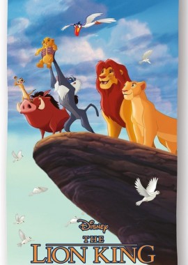 Πετσέτα Θαλάσσης Quick Dry Disney Home Lion King 101 70X140 Sky Blue 100% Microfiber