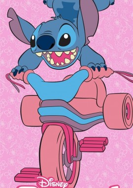 Πετσέτα Θαλάσσης Quick Dry Disney Home Lilo + Stitch 557 70X140 Pink 100% Microfiber