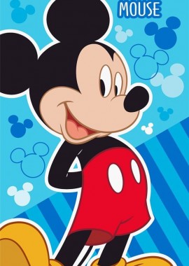 Πετσέτα Θαλάσσης Quick Dry Disney Home Mickey 376 70X140 Sky Blue 100% Microfiber