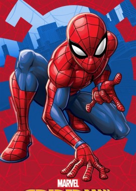 Πετσέτα Θαλάσσης Quick Dry Marvel Spider-Man 531 70X140 Red 100% Microfiber