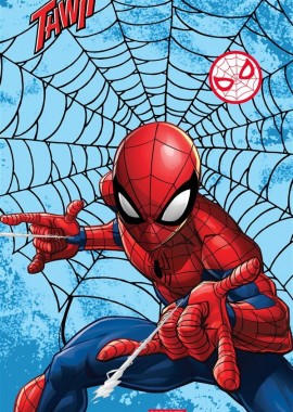 Πετσέτα Θαλάσσης Quick Dry Marvel Spider-Man 549 70X140 Sky Blue 100% Microfiber