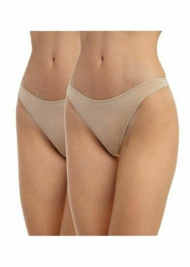 Minerva Fimelle Γυναικεία String 2Pack Μπεζ 90-81324-003 Μπεζ