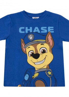 Paw Patrol - Paw Patrol Chase Παιδικό Κοντομάνικο Μπλουζάκι Μπλε Μπλε