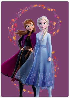 Disney Frozen - Disney Frozen Wind Κουβέρτα Fleece Πολύχρωμη 100x140 cm Πολύχρωμo