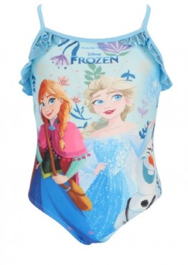 Disney Frozen - Disney Frozen Sisters Παιδικό μαγιό ολόσωμο Σιέλ