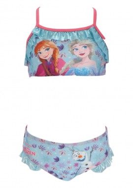 Disney Frozen - Disney Frozen Frolic Παιδικό μαγιό μπικίνι Σιέλ Σιέλ