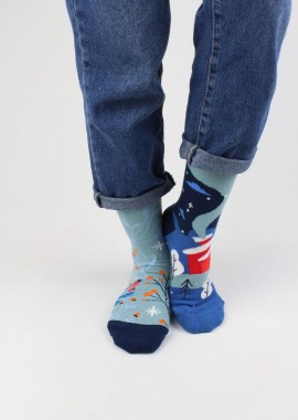 - ΚΑΛΤΣΕΣ UNISEX BONAMI SOCKS WINTER NIGHT ΠΟΛΥΧΡΩΜΕΣ Πολύχρωμο