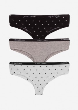 HIPSTER BLACK +amp; WHITE PACK JOHN FRANK WJF3BW-H05 Πολύχρωμο