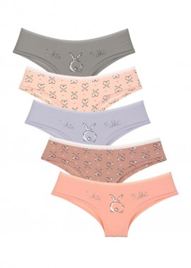 Donella - Γυναικείο Hipster Donella Rabbit Σετ 5 Τεμάχια 3971896TG Πολύχρωμα All Colors