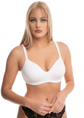 Norddiva - Σουτιεν Plus Size Soft Cup Norddiva Λευκό
