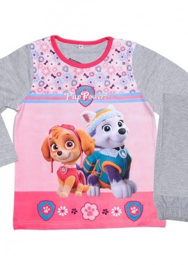 Παιδική Πυτζάμα Paw Patrol Μακρυμάνικη Γκρι Γκρι