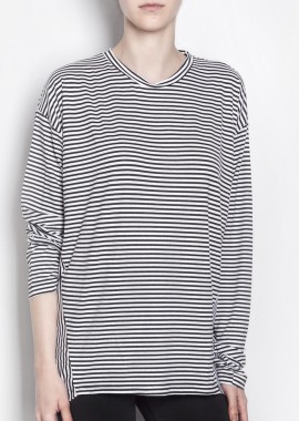 Unisex Ριγέ Μπλούζα