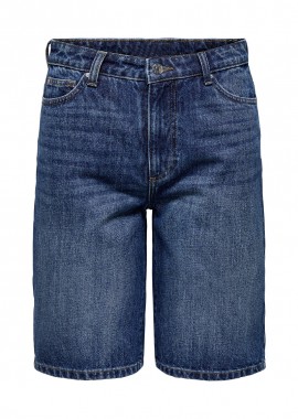 Jean βερμούδα σε denim blue χρώμα
