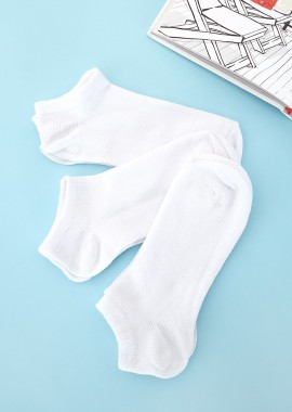 WHITE SOCKS PACK OF 3