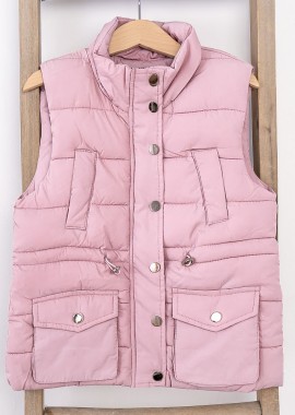KATE PINK SLEEVELESS JACKET