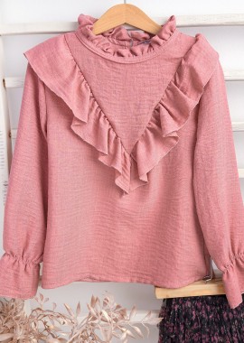 ANELIS PINK BLOUSE