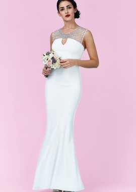 bridal strass rays φόρεμα mermaid