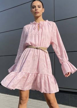 PerfectDress.gr - αέρινο chic φόρεμα Devorè ροζ