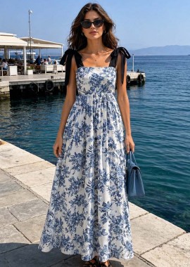 PerfectDress.gr - boho chic φόρεμα Porcelain μπλε