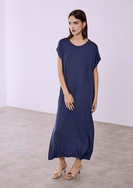 Φόρεμα μάξι με άνοιγμα στο πλάι SQ0028.8901+5