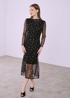 Φόρεμα με διαφάνειες SQ7569.8249+2