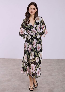 Φόρεμα φλοράλ κρουαζέ SQ7569.8552+2