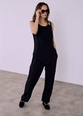 Σετ ασύμμετρο τοπ και παντελόνι SQ7578.0026+1