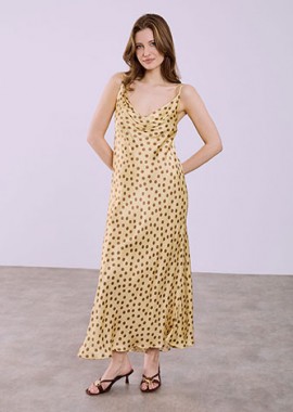 Φόρεμα μάξι με πουά SQ7629.8305+3