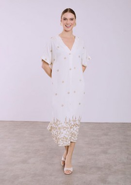 Φόρεμα μίντι με κεντήματα SQ7633.8275+2