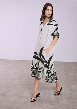 Φόρεμα εμπριμέ με τσέπες SQ7948.8202+1