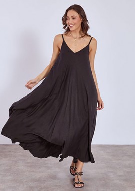 Φόρεμα μάξι απο βισκόζη WT7587.8982+1