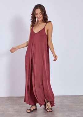 Φόρεμα μάξι απο βισκόζη WT7587.8982+3