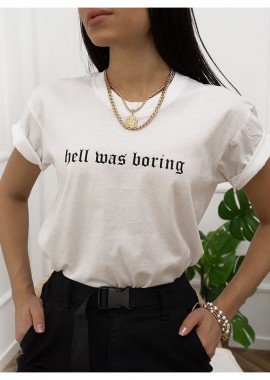 HELL WHITE TSHIRT