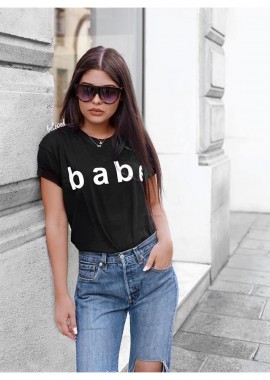 BABE BOYFRIEND T-SHIRT