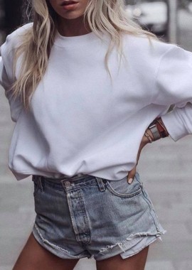 BIANCA BASIC SWEATSHIRT