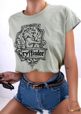 GRYFFINDOR CORD MINT T-SHIRT
