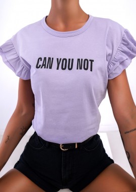CAN YOU NOT LILA TSHIRT
